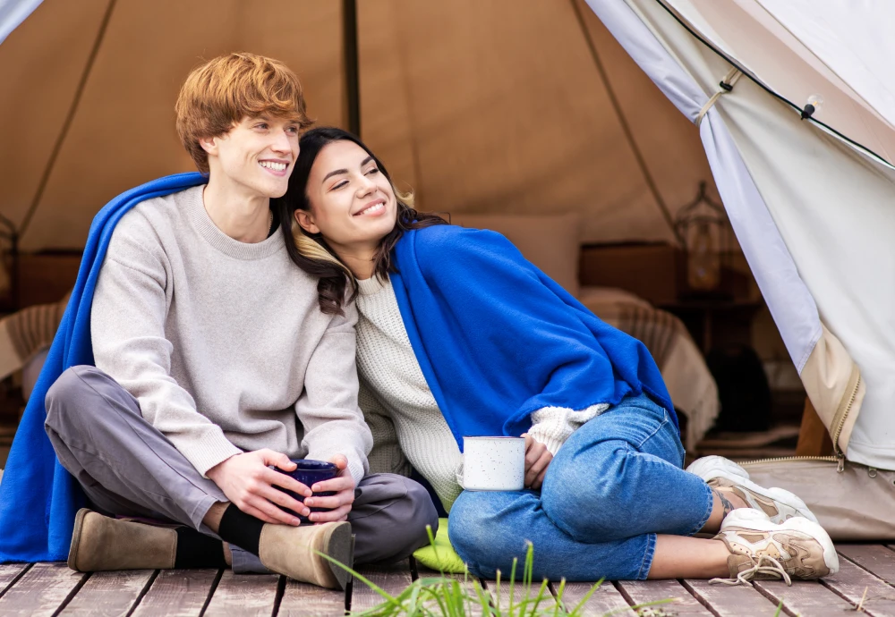 teepee tent with stove hole