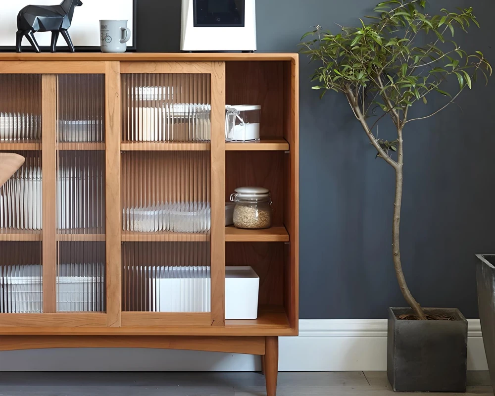 sideboard with drawers and shelves